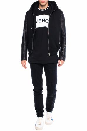 Jacket with leather sleeves, zdjęcie 2 Jacket with leather sleeves od Givenchy